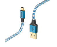 Hama KABEL USB - USB-C 1.5M HAMA REFLECTED niebieski # - 1457233 - zdjęcie 1